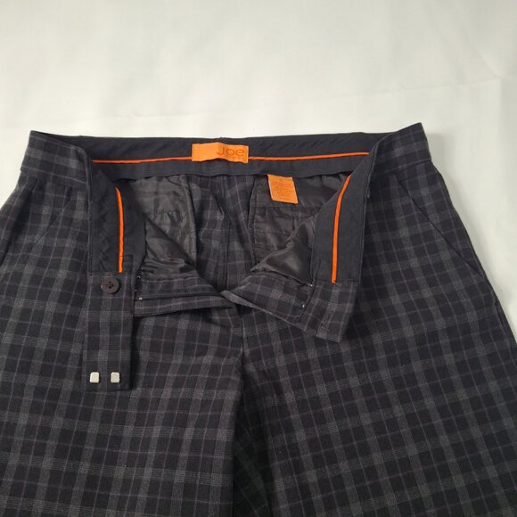 Vintage Joe Fresh New Checker Print Wide Leg Womens Pant Size 10 Mid Rise - Picture 8 of 14